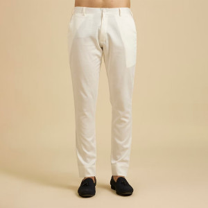 Navy Blue Sequinned Indo Sherwani Set