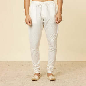 Warm White Aari Embroidered Sherwani Set